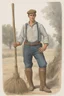 Placeholder: A young farmer guy. Political campaign wothy picture. He's spanish and dutch