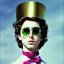 Placeholder: Timothée Chalamet willy wonka, sunglasses, top hat, mask