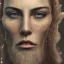 Placeholder: Pretty human face close up, eyes extremely detailed and filled with the universe