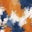 Placeholder: Hyper Realistic grungy-rustic golden, orange, white & navy-blue multicolor & textured-brush-stroke background