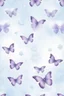 Placeholder: Lavender and light blue butterflies and bubbles in the snow