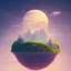 Placeholder: 100mm photo of isometric floating island in the sky, surreal pizza with pizza, intricate, high detail, behance, microworlds smooth, macro sharp focus, centered