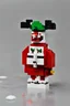 Placeholder: Rudolph, the red-nosed reindeer in Lego