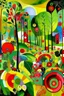 Placeholder: A green grove with vegetables painted by Wassily Kandinsky