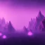 Placeholder: ALIENS FLOATING in the fog, FOGGY NIGHT, mountains, GLOWING, PURPLE, orange, pink, stars, TOWERS, 4K, 8K, CINEMATIC