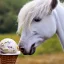 Placeholder: unicorn eating an ice cream