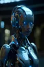 Placeholder: robot, girl, anthropomorphic, technology, artificial intelligence, futuristic, hyperdetailed, cinematic lighting, volumetric lighting, 8k