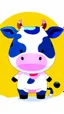 Placeholder: Milky moo the cute round cow