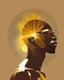 Placeholder: Black man under the sun design