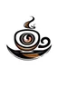 Placeholder: Logo combining the eye symbol with the coffee cup symbol