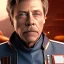 Placeholder: extremely detailed 8k hyperspace wallpaper,complete and photo realistic detailed head to waist stunning photo realistic portrait of mark hamill as luke skywalker in star wars with short lenght, Symmetrical, soft, fine, warm, photo realistic hair, blue eyes, professional majestic photo realistic painting by Ed Blinkey, Atey Ghailan, by Jeremy Mann, Greg Manchess, Antonio Moro, trending on ArtStation, Intricate, High Detail, Sharp focus,dramatic, by greg rutkowski,careworn face,space outfit