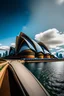 Placeholder: Opera House Sydney with Bitcoin cryptocurrency on the sky