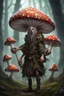 Placeholder: darkfantasy mushshroom spores infected human druid