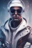 Placeholder: cyberpunk, head, men, portrai