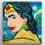 Placeholder: wonder woman, Van Gogh tarzında