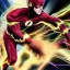 Placeholder: The flash moving in super speed