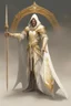 Placeholder: High elf time wizard wearing gold hemed white cloak
