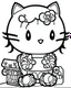 Placeholder: Hello Kitty coloring page