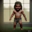 Placeholder: Khal Drogo toddler, full body, dramatic lighting, hyper realistic