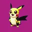 Placeholder: Pikachu in the style of tim Burton