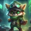 Placeholder: Teemo from League of Legends, as a cybersecurity professional