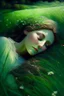 Placeholder: the green-eyed lady, mother nature herself bent down to kiss the earth, an ethereal youngster sleeping on an open field on the forehead and blessed him with her life