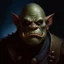 Placeholder: dnd style dark fantasy medieval ogre. mugshot. oil painting.