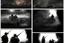 Placeholder: Masterpiece1:5)(Fineart), (award-winning:1.5), highest quality, (ultra realism:1.5) war journalism(,(by Tim Page and Hoorst Faas:1.5))(photorealistic:1.8), (Eastern Ukraine:(panel one:the moment after a battle ends, horrors of war, wounded men),(2nd panel, cinematic shot of men sitting in trench with 1000 yard stare (focus on their eyes:1.5)),(the third panel shows troops tired but hyper alert), (the fourth panel shows the sky is filled with incessant, fire and smoke,)