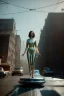 Placeholder: Ultra Realistic retro sci-fi, 1960 year, levitating all cars, young woman quiet, latex suit, soft color, highly detailed, unreal engine 5, ray tracing, RTX, lumen lighting, ultra detail, volumetric lighting, 3d, finely drawn, high definition, high resolution.