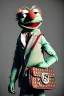 Placeholder: Gucci bag made by muppet face, Sesame Street style, retro style, photo studio, unreal engine 5, god lights, ray tracing, RTX, lumen lighting, ultra detail, volumetric lighting, 3d.