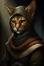 Placeholder: portrait of a Tabaxi female thief in D