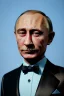 Placeholder: Waist up muppet Portrait, Vladimir Putin as muppet doll, Black suit, photo studio, blue background, unreal engine 5, concept art, art station, god lights, ray tracing, RTX, lumen lighting, ultra detail, volumetric lighting, 3d.