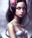 Placeholder: beatiful girl, black long hair, corsage, fantasy art