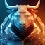 Placeholder: Crypto Bull-run. Bitcoin. Ethereum. ENS. Year 2023. Cyberpunk. highly detailed. digital painting. sharp focus. elegant. extremely detailed. bright studio setting. intricate. 8k. cinematic lighting. photorealistic. dynamic lighting. fantastic view. close up. crisp quality. Unreal Engine. colourful. hdr. cinematic postprocessing. pixar. VRay.