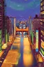 Placeholder: Van gogh illustration of New York hyper detailed and realistic, top view, night with lighting, wonderful, 8k.