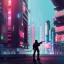 Placeholder: Cyberpunk Soldier Fighting in a cyberpunk city