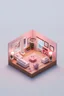 Placeholder: cube cutout of an isometric living room, 3d art, pastel colors, soft lighting, high detail, artstation, concept art, behance, ray tracing
