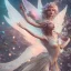 Placeholder: subtle transparent fairy in a galactic ambiance, delicate colors, in the foreground, full of details, smooth，soft light atmosphere, light effect，vaporwave colorful, concept art, smooth, extremely sharp detail, finely tuned detail, ultra high definition, 8 k, unreal engine 5, ultra sharp focus