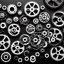 Placeholder: Gears, black background