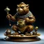 Placeholder: tabletop role-playing miniature of a chinese tiao-tie-creature. full body. concept art hyperrealism