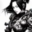 Placeholder: beautiful cyberpunk girl, hyper detailed, hyperdetailed, intricately detailed, illustration by <Katsushika Hokusai> <Yoji Shinkawa>,