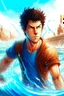 Placeholder: Percy Jackson with water powers