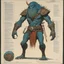 Placeholder: ConceptSheet: AD&D monster Demilich, with statistics [by Moebius]