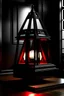 Placeholder: gaming table lamp inspired by palace, modern design,