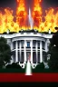 Placeholder: The white house on fire