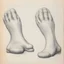 Placeholder: [art by Mil Mascaras] study of the foot for comics drawing course sheet