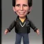 Placeholder:  Henry winkler as young Fonz with black hair greaser figure doll 1975 (thumbs-up) (face) Forehead grin, fonzarelli, ((arnold's drive-in)) fonzie