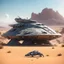 Placeholder: A fantastic spaceship wrecked vessel in [bokeh] the desert, it is in the background like a giant mountain. And there, there is a lizard on the front. The lizard, small and seemingly insignificant against the massive wreckage, its scales glistening in the desert sun. Astronauts investigate an ancient alien craft found on a planet in the outer rim of the galaxy. Who knows what marvels and wonders await their exploration? What new technology will be added to human knowledge?