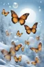 Placeholder: butterflies and bubbles in winter