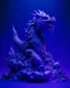 Placeholder: A dark purple frozen peak with an ice dragon in Baroque art style